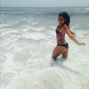 Strapless bikini top